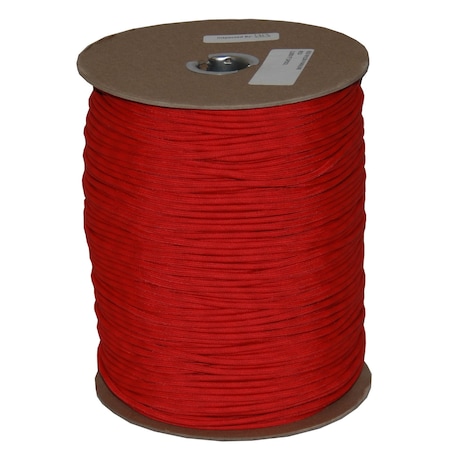 T.W. Evans Cordage Co. 1000 ft. Paracord Spool Red 6510R